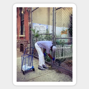 East Harlem People Cat Lover Manhattan NYC Sticker